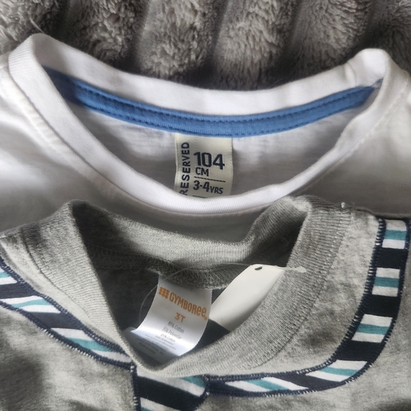 Gap Kids Easter bundle Cool Bunny Longsleve, T- Shirt, Shorts, Linen 4t - Picture 5 of 6